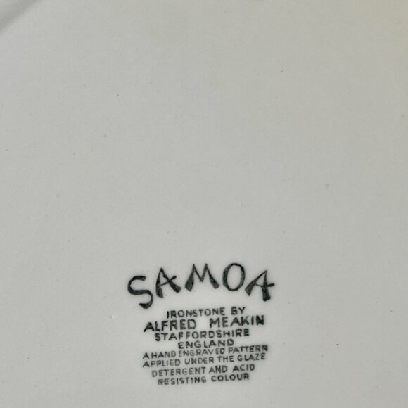 Vintage MCM Serving Platter by Alfred Meakin Samoa Pattern Made in England - Picture 2 of 9